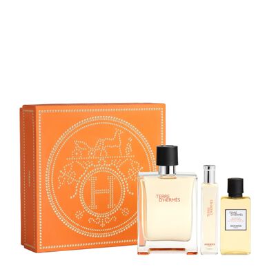 Kit Coffret Hermès Terre D' Hermes Masculino Eau de Toilette